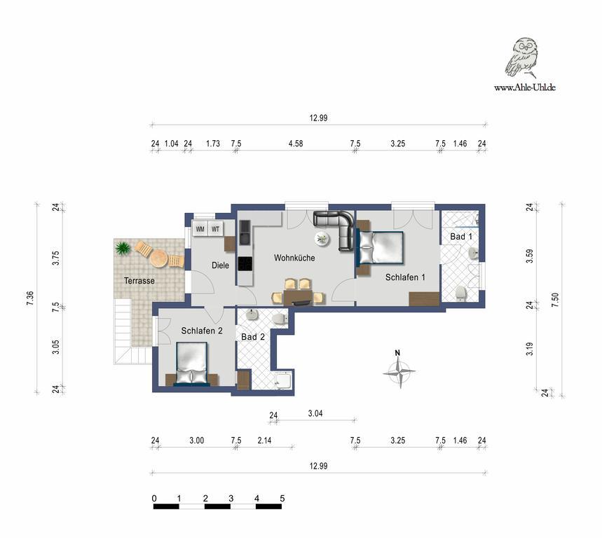 Ferienwohnung Ahle Uhl Honningen  Exterior foto